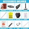 AUTODECO Roadside Emergency Kit Car Safety Kit with Jumper Cables