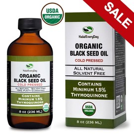 Black Seed Oil 8 oz. (USDA Organic) by HalalEveryDay