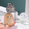 Crystal Golden Owl Figurine Collectible Gifts for Owl Lovers, Animal
