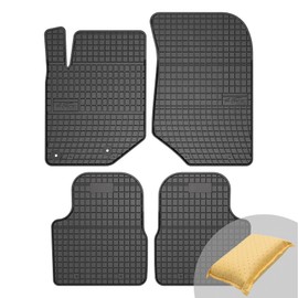 FROGUM EL Toro Rubber Mats All Year Round Set of Car Floor Mats for Peugeot 2008 II from 2019 | Durable Rubber Material | 1.5 cm Protective Edge