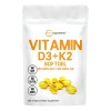 Microingredients Vitamina Mk7 100mcg 5000iu 300 Capsulas Sabor