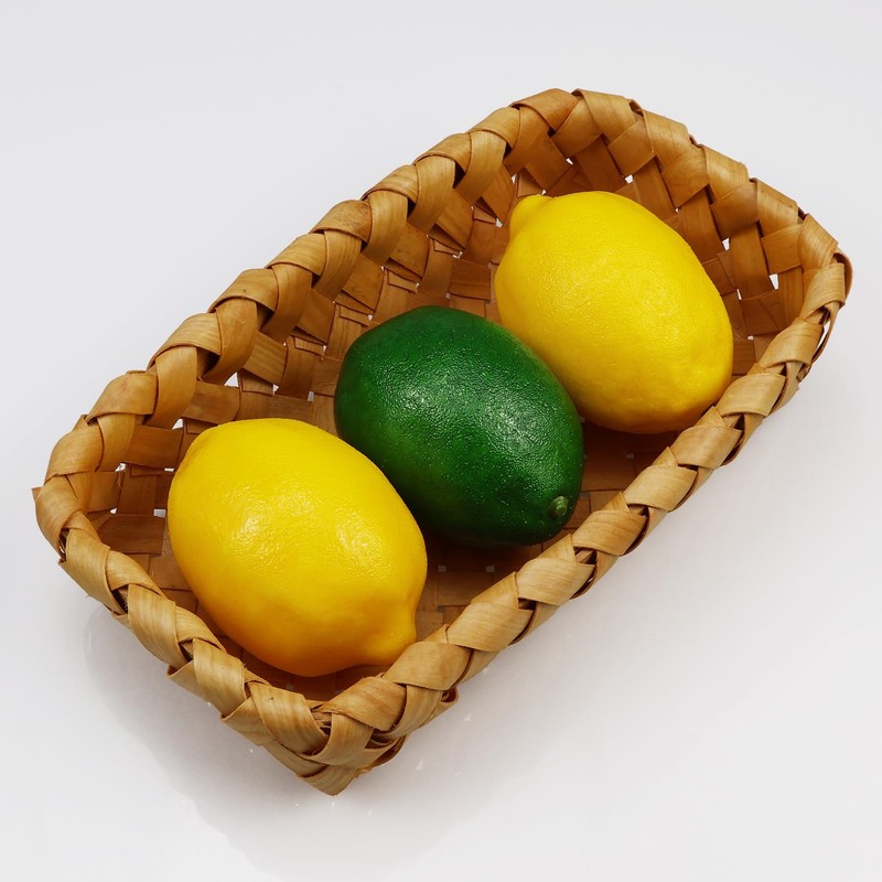 Artificial Lemon Simulation Lifelike Cituses Yellow Lemon & Green Lime