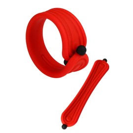 DearJapan Motorcycle Touch Pen Gloves, Smartphone Operation, Around Handle, Motorcycle Accessories (Red)