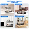 UINOFLE Under Sink Organizer, 2 Tier Under Sink Organizers and