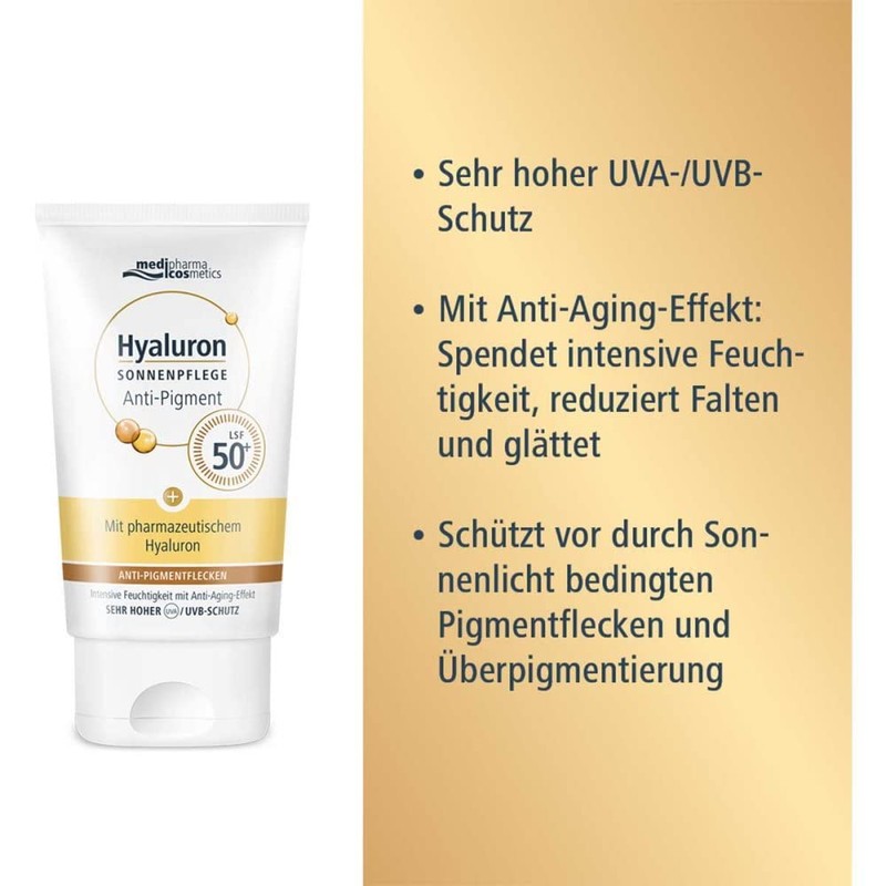 Hyaluron Sun Care Anti-Pig and Anti-Age SPF 50 50 ml
