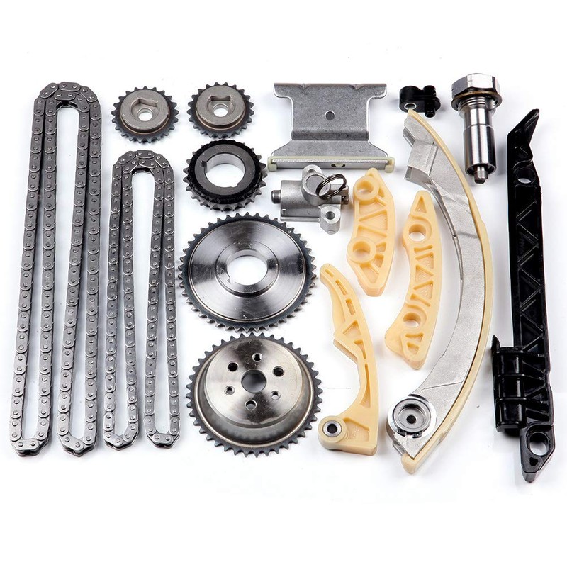 AZHZ Timing Chain Kit Engine Time Chain Part Set W/Tensioner