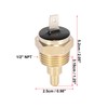 X AUTOHAUX Car Thermostat Sensor Switch 1/2 Inch NPT 200