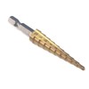 Audiophan Step Drill Reamer 3-12mm, 4-12mm, 4-20mm, Hex Drill Bid,