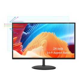 i-Tensodo 24 Inch Anti Blue Light Screen Protector for Universal 24" 16:9 Standard/Curved Monitor & Touchscreen, (20.94 X 11.77 inches Screen Size) Blue Light Blocking & Anti Glare Screen Filter