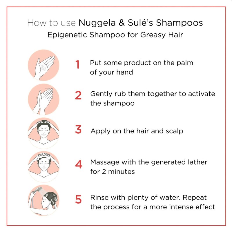 Nuggela & Sulé Professional Shampoo for Oily Hair With Red