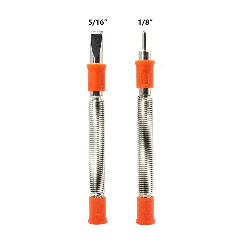 2Pcs Spring Tool Kit 5/16-Inch Chisel and 1/8-Inch Center Punch