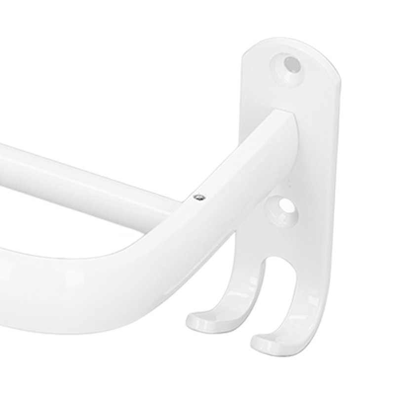 Double Rod Towel Rack Space Aluminum Rustproof Double Towel Bar
