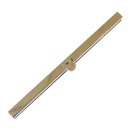 Hand® Purse Frame Long Slim Polished Silver Tone Clip Lock 190Wx10Hmm