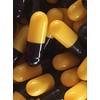 Empty Gelatin Capsules Size 0 Dark Yellow/Black (1000)