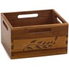 AquaTeak 7" Spa-Artisan Teak Storage Bin
