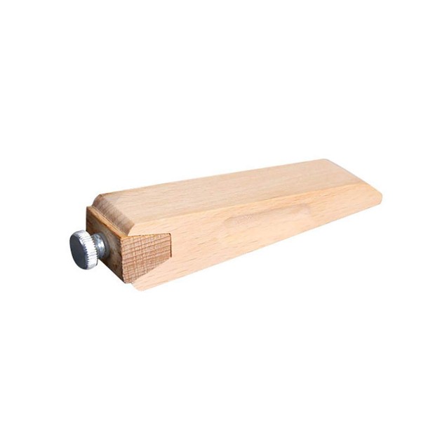 Holzern Sanding Block, Handmade Leather Craft Abrasive - Beech Polisher