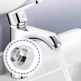 Create idea 4pcs Brass Faucet Adapter Connector 3/4'' Female to M22 x 1.0 Metric Male Thread Water Purifier Adapter for Machine Dishwasher Bathroom Kitchen Sink