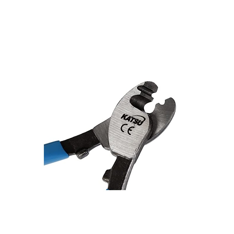 KATSU Cable Cutter Wire Stripper 210mm (8"), Heavy Duty Cutting