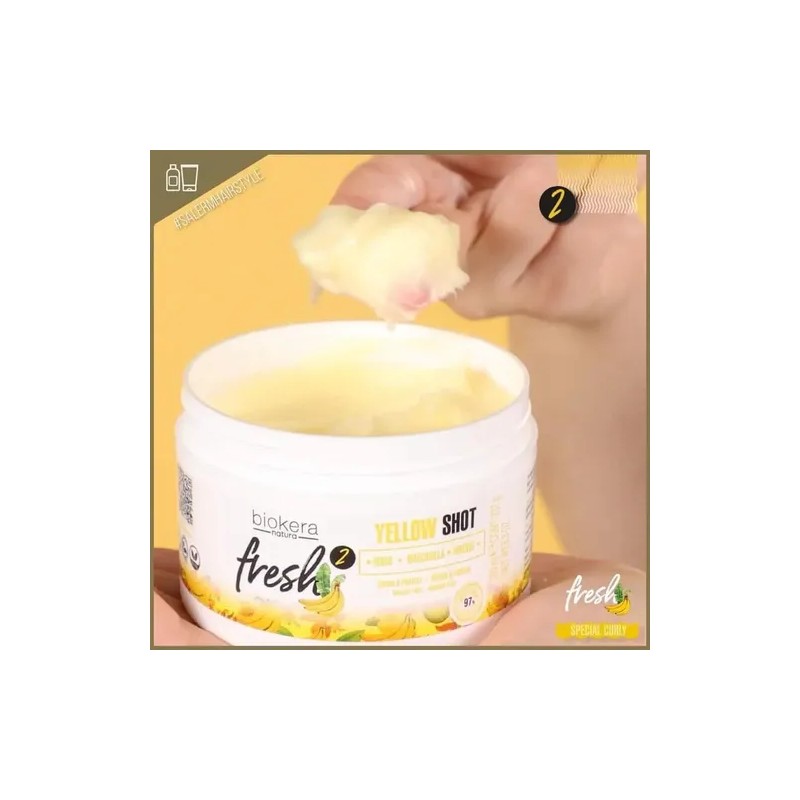Salerm Biokera Yelow Shot Shampo Mascarilla Cabello Dañado