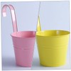 NOLITOY 4pcs Iron Hanging Flower Pot Detachable Hooks for Balcony