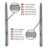 K-Pro Stainless Steel Nail File - Professional Manicure & Pedicure