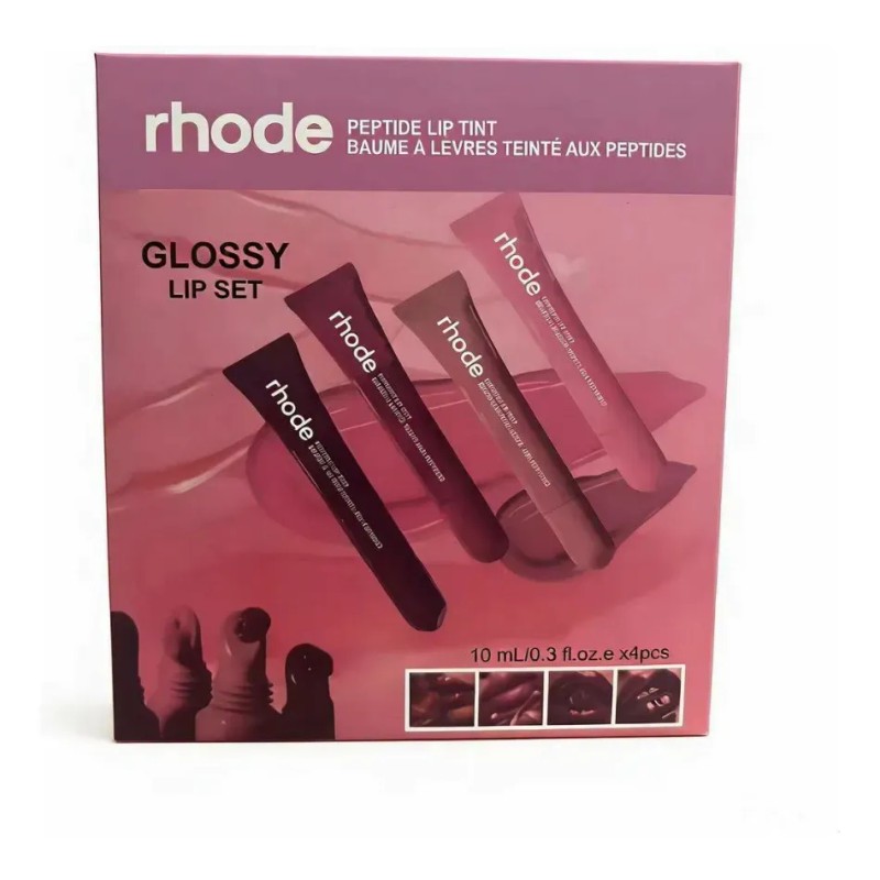 * Peptide Lip Tint Rhode Hailey Bieber Bálsamo Con Color*4