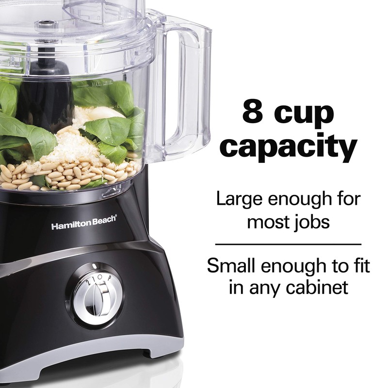 Hamilton Beach Food Processor & Vegetable Chopper for Slicing, Shredding,