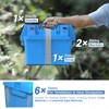 Redodo Portable Battery Box, Group 24-27 12V battery box, Max.