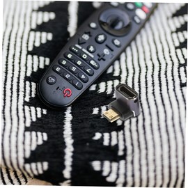 KICHOUSE Monitor Adapters for Computers Easy to Use Pc Connectors 90-Degree Angle Design