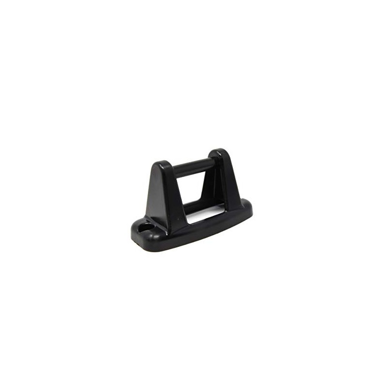 Mystatic BLACK DOOR CLIP FOR STATIC CARAVAN CATCH RETAINER HOLDER