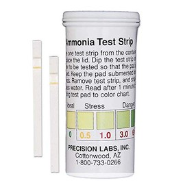SimplexHealth Ammonia Test Strips 0-6.0ppm (25 Strips)