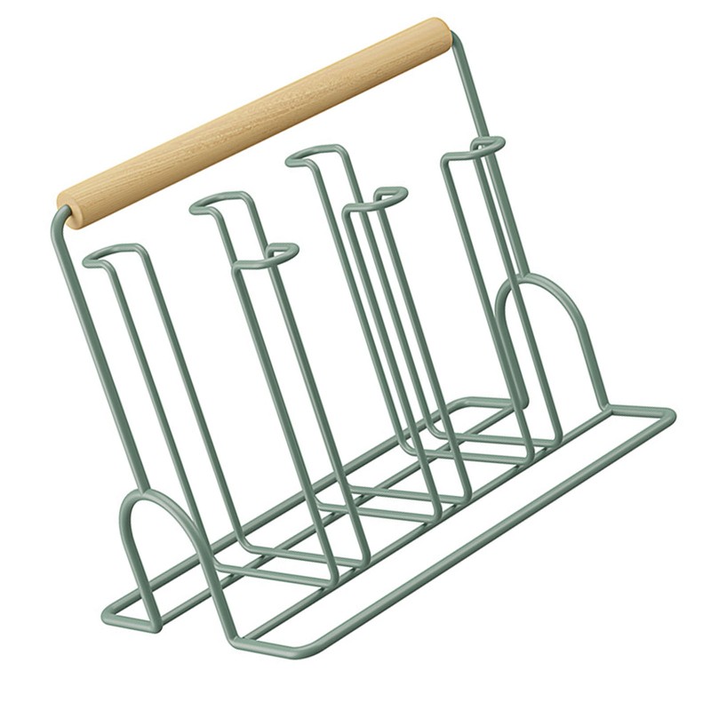 Glass Drying Rack Prevent Slip Hanging Storage Cup Draining Stand