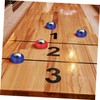 WOONEKY Kid's Mini Curling Stones 16pcs Desktop Shuffleboard Game Balls