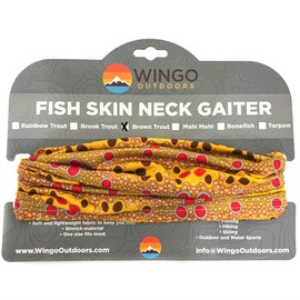 Wingo Outdoors Neck Gaiter, Brown Trout