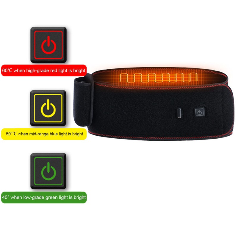 Heating Pad for Lower Back Rechargeable Heated Waist Belt Back