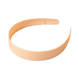 Nakanoya Headband 1 Piece Plastic Resin PC Polycarbonate Hair Band Headband Hair Hoop Styling Makeup Face Wash Solid Color Simple Nuance Color Thick Matte Glossy 1.0 inch (2.5 cm) Lightweight Business