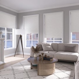 SLKWDOBD No Drill Cellular Shades for Indoor Window, Cordless No Tool Honecomb Blinds with Blackout, Thermal Insulated Noise Reduction, Easy Install for Home, Office, White, 28" W x 48" H