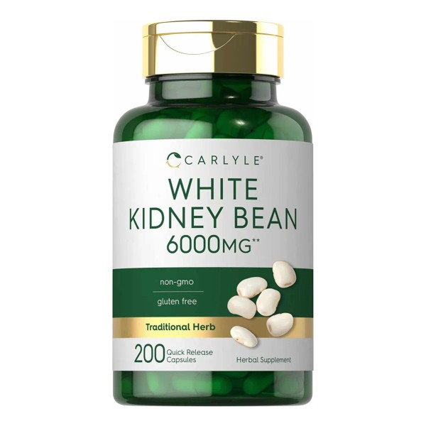 Bloqueador De Carbohidratos Frijoles Blancos 6000mg Sabor Sin Sabor