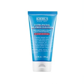 Kiehl's, Ultra Facial Oil-Free Cleanser, Limpiador Facial Espumoso, Elimina a Fondo las Impurezas y la grasa, Deja la Piel Limpia y Fresca, Con Extractos de Planta del Desierto y Lima, Para pieles normales, grasas y sensibles, 150 ml