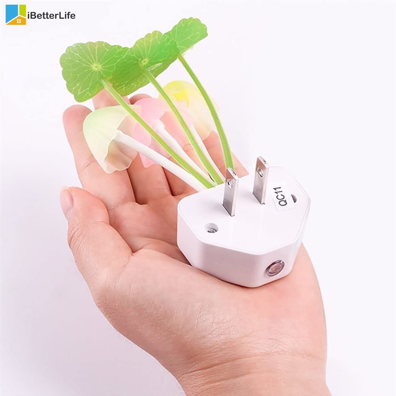 iBetterLife Sensor Night Light Color Changing Plug in Wall LED
