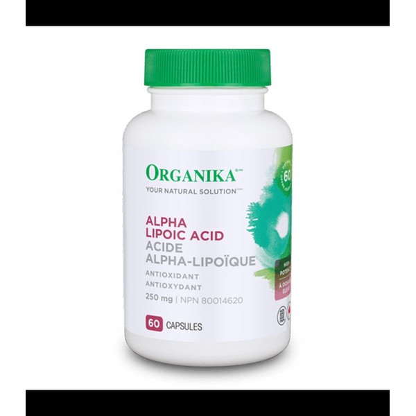Organika Alpha Lipoic Acid (High Potency) 60 Capsules