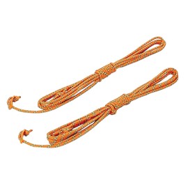 Captain Stag UA-4533 Tent Tarp Parts, Tent Rope, Guide Rope, Self-Adjusting Color Rope, Diameter 0.2 inches (5 mm) x Length 177 inches (450 cm), Set of 2, Orange