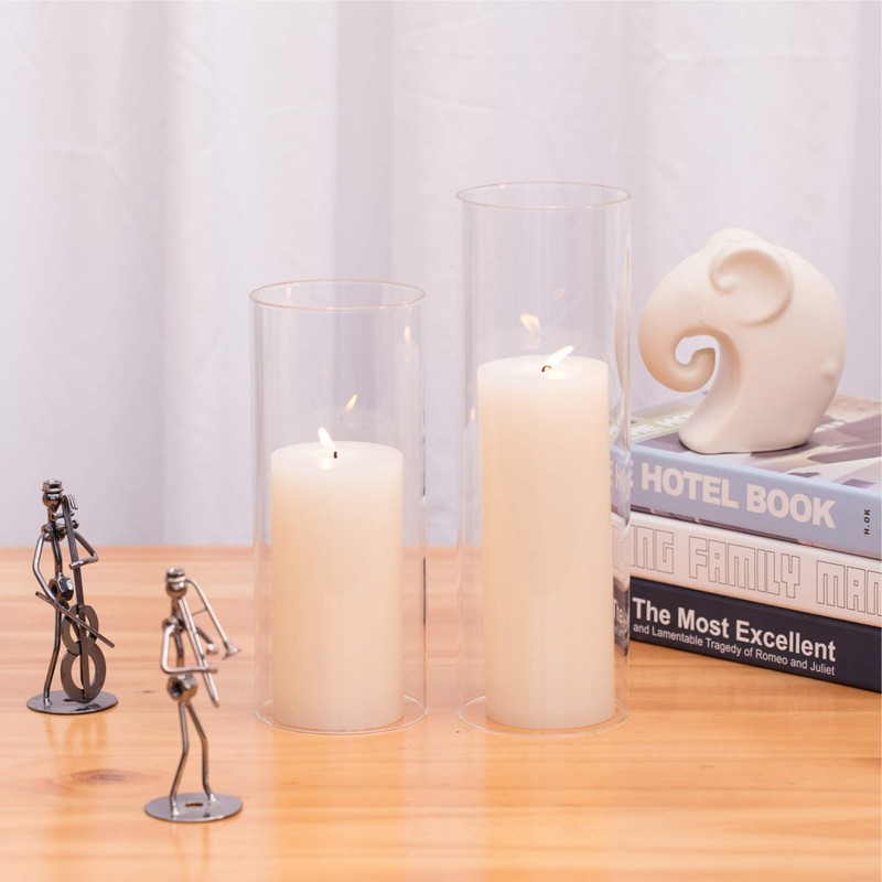 WGVI Hurricane Candle Holder Sleeve, Wide 4", Height 6", 2