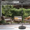 US Weight 80 LB Umbrella Base, 80 Pound, Grey
