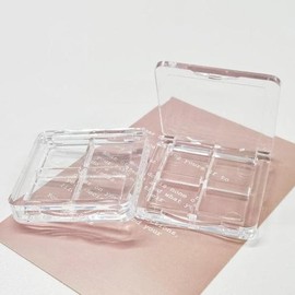 SellerHub Clear 4-Color Eyeshadow Lip Palette Empty Palette Case (S32350185) / 투명 4구 섀도우 립 팔레트 공팔레트 케이스 공용기 (S32350185)