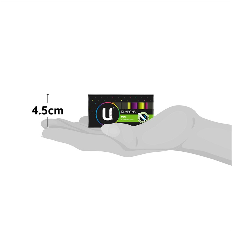 U by Kotex Tampons, Mini 16 Pack