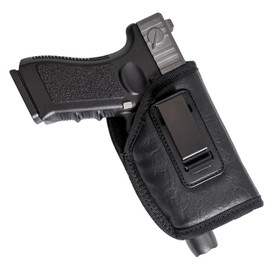 POYOLEE Concealed Carry Holster, Universal IWB Gun Holster with Underbarrel Laser Flashlight Mounted on Gun,Fits Glock 17/19/20/23 | Beretta 92 FS, PX4, XDM, HK USP, MP and More… (Right)