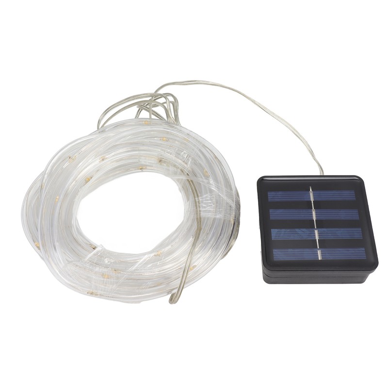Solar Rope String Lights Waterproof High Brightness LED Solar String