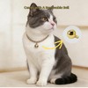 Cwyza Gold Cat Chain Collar with Removable Bell