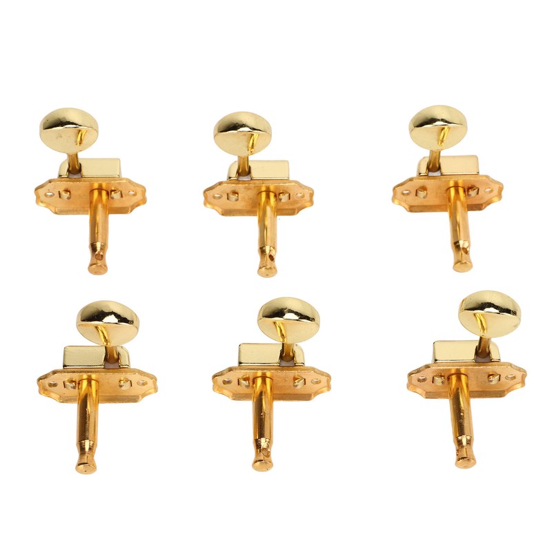 6 Pcs String Tuning Pegs 3L3R High Strength Metal Machine